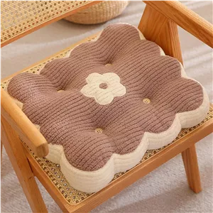 تشک صندلی تزویق مدل 40CM رنگ قهوه‌ای