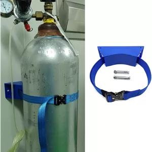 نگهدارنده کپسول اکسیژن مدل Wall Mount رنگ آبی