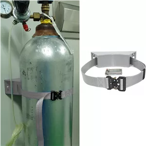 نگهدارنده کپسول اکسیژن مدل Wall Mount رنگ خاکستری