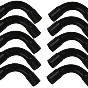 لوله و اتصالات پی وی سی عباسعلی برای سیم کشی و کابل کشی برق داخلی و خارجی (بسته 10 عددی) (20 میلی متر، خم)