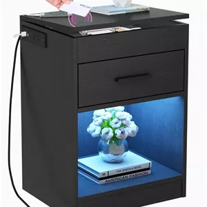 میز پاتختی Auromie مدل Nightstand با قابلیت شارژ