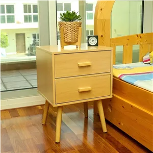 میز پاتختی یاتای مدل Bedside Table دو کشو