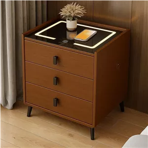 پاتختی هوشمند DEEP SLEEP مدل 3 کشو با شارژر وایرلس