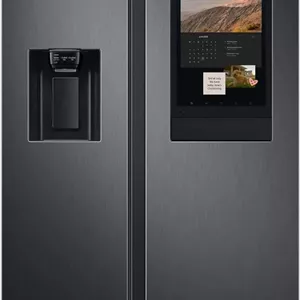 یخچال ساید بای ساید سامسونگ 591 لیتری مدل RS6HA8891B1/AE، مشکی، Family Hub™، View Inside، دستور پخت هوشمند، 20 سال تولید کننده کمپرسور اینورتر دیجیتال