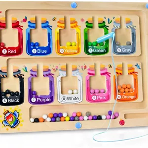 بازی فکری چوبی Apeso مدل Magnetic Maze