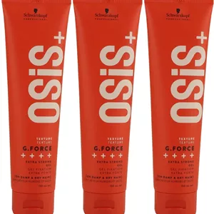 ژل حالت دهنده مو شوارتسکف OSIS TEXTURE G.FORCE حجم 150 میلی لیتر بسته 3 عددی (3 x 150 میلی لیتر)