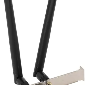 کارت شبکه وای فای 6E PCIe Bewinner، سرعت تا 2400 مگابیت بر ثانیه، بلوتوث 5.2، آداپتور بی سیم دو بانده با آنتن دوگانه 8DB، آداپتور شبکه بی سیم برای 10 و 11 (پایه)