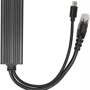 اسپلیتر گیگابیتی POE با خروجی USB C 5V 2.5A، اسپلیتر گیگابیتی POE صنعتی، طراحی بدنه فلزی، تراشه وارداتی Si3404