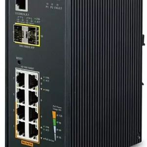 سوئیچ مدیریتی صنعتی لایه 2/لایه 4 پلنت IGS-4215-4P4T2S با 4 پورت 10/100/1000T 802.3at PoE4 پورت 10/100/1000T2 پورت 100/1000X SFP، SSL، SSH، ACL