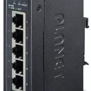 سوئیچ صنعتی 5 پورت 10/100TX پلنت تکنولوژی ISW-500T با اندازه فشرده IP30 (-40~75 درجه سانتیگراد)