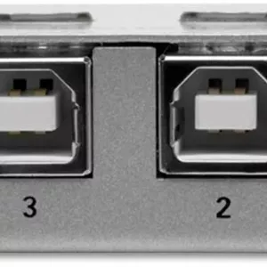 سوئیچ اشتراک گذاری پرینتر/لوازم جانبی USB 2.0 با سرعت بالا 4 پورت Tripp Lite (U215-004-R)
