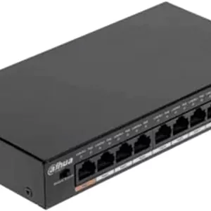 سوئیچ دسکتاپ غیر مدیریتی 8 پورت داهوا با 8 پورت PoE، مدل PFS3010-8ET-96 (مشکی)