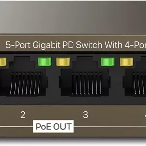 سوییچ شبکه تندا مدل TEG1105PD پنج پورت گیگابیت
