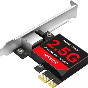 کارت شبکه 2.5 گیگابیتی PCIe مرکوسیس مدل MA310E برای کامپیوتر، Wake-on-LAN، اترنت کم مصرف، کنترل جریان، سازگار با ویندوز و لینوکس
