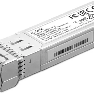 فرستنده و گیرنده فیبر نوری 10G-LR SFP  LC مدل TP-Link TL-SM5110-LR، ماژول SFP تک حالته | نصب آسان | رابط LC Duplex | قابلیت اتصال سریع | پشتیبانی از فاصله تا 10 کیلومتر | پشتیبانی از SFP MSA و DDM