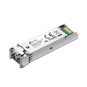 ماژول MiniGBIC تی‌پی‌لینک مدل TL-SM311LM - 1.25 گیگابیت بر ثانیه، 1310 نانومتر، 3.3 ولت، تک حالته، IEEE 802.3z - نقره‌ای، خودکار، نصب روی پنل