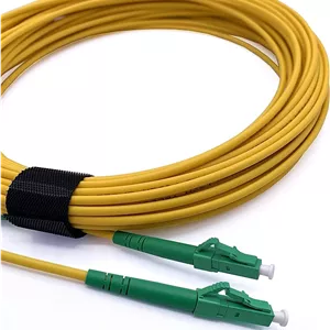کابل فیبر نوری الفکم LC/APC به LC/APC سینگل مود سیمپلکس 9/125µm LSZH، کابل پچ فیبر نوری FTTH (1 متری)