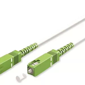 کابل فیبر نوری goobay 59606 (FTTH) / سینگل مود (OS2) سیمپلکس / SC APC (8°) نری به SC-APC (8°) نری / کابل موج نور / 30 متر