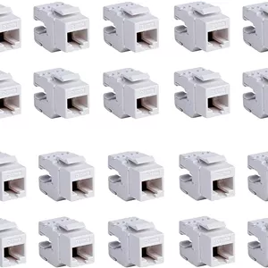 اتصال مادگی کیستون Cat6 UTP دی-لینک (بسته 20 عددی)