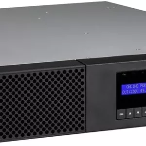 یو پی اس تعاملی Eaton 9E3000IR با توان 2700 وات، 3000 ولت آمپر، ورودی C20، خروجی ها: (6) C13، (1) C19، رکمونت، 2U