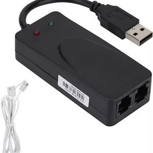 مودم USB اکسترنال با سازگاری گسترده، قابلیت اتصال و استفاده آسان، پاسخگویی خودکار، سازگار با Xp Vista و مجموعه دستورات AT و Extended AT، مناسب برای 7، 8 و 10