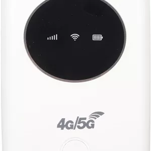 مودم وای فای USB 4G LTE Luqeeg، هات اسپات وای فای 5G با سرعت 300 مگابیت بر ثانیه، اتصال تا 10 دستگاه، دو باند 2.4 گیگاهرتز، کنترل لمسی، RouterOS، مناسب برای سفر، تجارت و کار