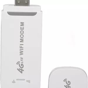 مودم وای فای USB 4G LTE، پشتیبانی از 8 کاربر با سرعت بالا 4G، هات اسپات شبکه جیبی وای فای موبایل USB برای ویندوز و اندروید