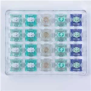 تستر سوییچ کیبورد مغناطیسی گاترون - سوییچ های گیمینگ مغناطیسی Jade Max Pro Genty برای کیبورد گیمینگ مغناطیسی (20 عدد)