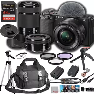 دوربین بدون آینه سونی مدل ZV-E10 به همراه لنز 16-50mm