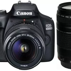 دوربین عکاسی کانن EOS 4000D مشکی با لنز 18-55 DCلنز کانن 75-300mm
