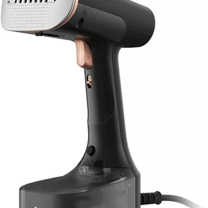 بخارگر لباس براون QuickStyle 7 با صفحه دوگانه گرم شونده FreeGlide 3D، بخارگر دستی لباس با گرم شدن سریع 35 ثانیه ای، اتو کشی عمودی، ظرفیت 250 میلی لیتر، سیم 3 متری، 1600 وات - GS 7077 BK - مشکی
