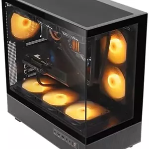 کامپیوتر گیمینگ/ایستگاه کاری رایزن 7 با خنک کننده مایع: پردازنده Ryzen 7 5700X | انتخاب کارت گرافیک | 32 گیگابایت رم | 1 ترابایت NVME/SATA SSD | ویندوز 10/11 | بلوتوث و وای فای (RYZEN 7RX 6800 16GB GRAPHICS)