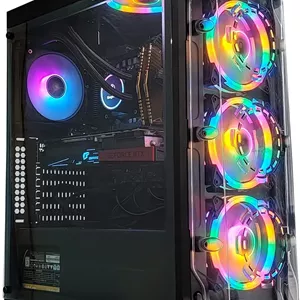 کامپیوتر رومیزی گیمینگ DASEEN – پردازنده Intel Core i7-12700 2.1GHz، کارت گرافیک NVIDIA GeForce RTX4060 8GB، رم 32GB DDR4 3200، حافظه SSD NVME 1TB، خنک کننده مایع، WIFI READY، ویندوز 11 HOME (ارتقا یافته)