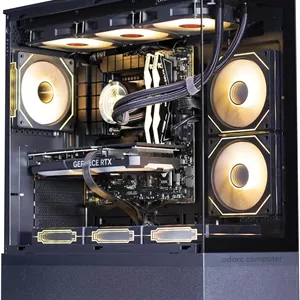 کامپیوتر گیمینگ نانوتک - Intel i7-14700F، Nvidia RTX 4070 Super، 32 گیگابایت DDR5 6000MHz، 2 ترابایت Nvme M.2 SSD، ویندوز 11 پرو، کیس پردازنده RGB (Intel i7-14700F, RTX 4070 SUPER)