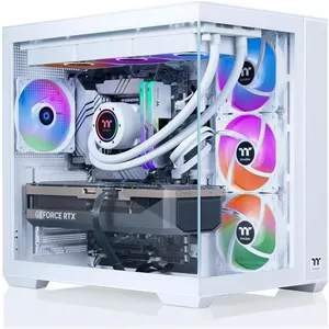 کامپیوتر گیمینگ Thermaltake LCGS View 9870S-380 (AMD Ryzen™ 7 9800X3D، رم ToughRam 32GB DDR5 6000MT/s RGB، NVIDIA® GeForce RTX™ 5070، 2TB NVMe M.2، WiFi، Windows 11) V38S-B850-570-LCS