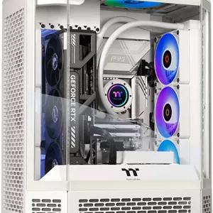 کامپیوتر گیمینگ Thermaltake Reactor 9880S (AMD Ryzen™ 7 9800X3D، رم ToughRam 32GB DDR5 6400MT/s RGB، NVIDIA® GeForce RTX™ 5080، 2TB NVMe M.2، WiFi، Windows 11) T6WT-X870-580-LCS
