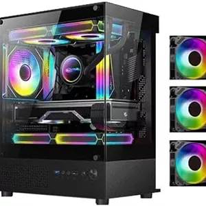 کیس گیمینگ مدل 270 Degree Panoramic به همراه 3 فن