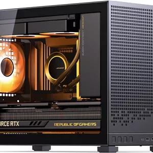 کیس کامپیوتر JONSBO D32 PRO Micro-ATX، کیس رومیزی کوچک با سازگاری بالا، حالت A/B برای مادربرد، پشتیبانی از مادربرد MATX Back-Connect/BTF، کارت گرافیک 365 میلی‌متری/خنک‌کننده مایع 240/خنک‌کننده بادی 163 میلی‌متری، منبع تغذیه ATX/SFX-L/SFX، کیس گیمینگ کامپیوتر USB3.2، مشکی