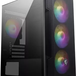 کیس کامپیوتر ام‌اس‌آی مدل MAG FORGE M100R با ۴ فن ARGB