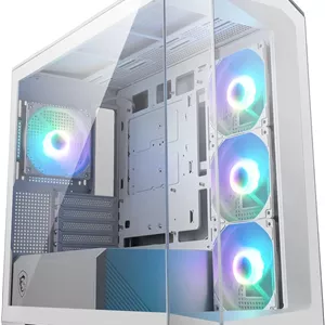 کیس کامپیوتر Micro-ATX ام اس آی مدل MAG PANO M100L PZ سفید - ظرفیت Micro ATX، پایه نگهدارنده کارت گرافیک، نشانگر تراز، فیلتر گرد و غبار، فضای مدیریت کابل 33 میلی متری، USB Type-C (20Gbps)