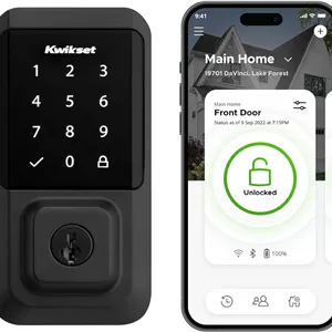 قفل هوشمند Kwikset مدل Halo رنگ مشکی مات