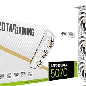 کارت گرافیک ZOTAC GAMING GeForce RTX 5070 AMP نسخه سفید