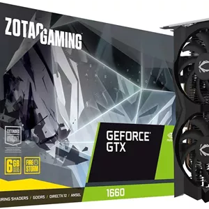کارت گرافیک گیمینگ ZOTAC GeForce GTX 1660 6GB GDDR5 192-bit، فوق العاده جمع و جور، ZT-T16600K-10M