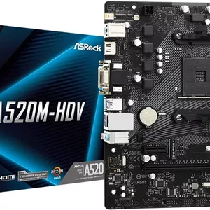 مادربرد ASRock A520MHDV سوکت AM4 micro ATX