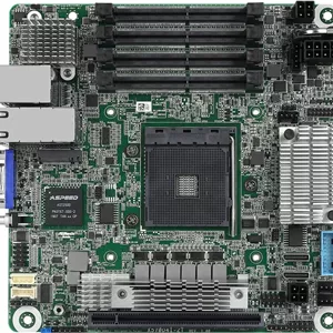 مادربرد سرور Mini-ITX مدل X570D4I-2T از AsRock Rack با سوکت AM4 PGA 1331 و پشتیبانی از پردازنده‌های AMD Ryzen نسل سوم