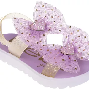 صندل دخترانه bebe مدل گل‌دار