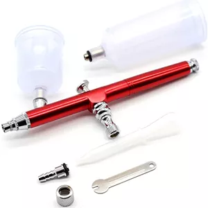 ایربراش اسپری ایربراش گرانشی دو حالته پیستوله رنگ آمیزی ایروگرافو ابزار ناخن 20cc 40cc برای هنر ناخن موقت خودرو و سرگرمی