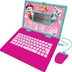 لپ تاپ آموزشی و دو زبانه Lexibook Paw Patrol به زبان های هلندی/فرانسوی، اسباب بازی برای کودکان با 124 فعالیت برای یادگیری، بازی و موسیقی، صورتی، JC598PAGi10