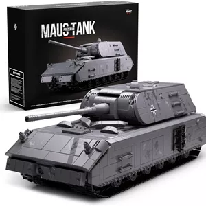 مدل ساخت تانک Nifeliz Panzer VIII Maus، تانک نظامی کلکسیونی جنگ جهانی دوم برای بزرگسالان، مدل ارتشی برای ساخت و نمایش، هدیه ای ایده آل برای علاقه مندان به ارتش (2272 قطعه، NF10289)
