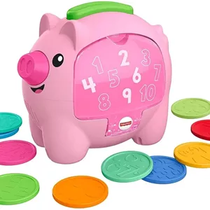 اسباب بازی موزیکال کودکانه Fisher-Price Laugh & Learn Count & Rumble Piggy Bank مدل GJC68